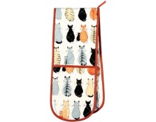Double Oven Glove Cats In Waiting